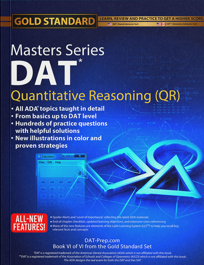 DAT MasterSeries Quantitative Reasoning (QR)
