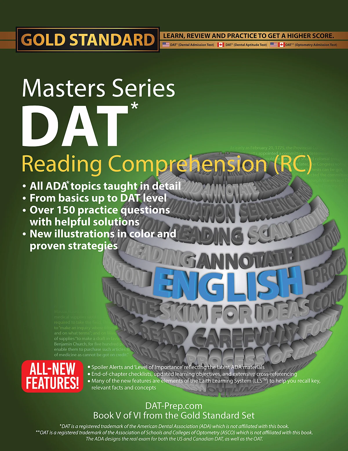 DAT MasterSeries Reading Comprehension (RC)